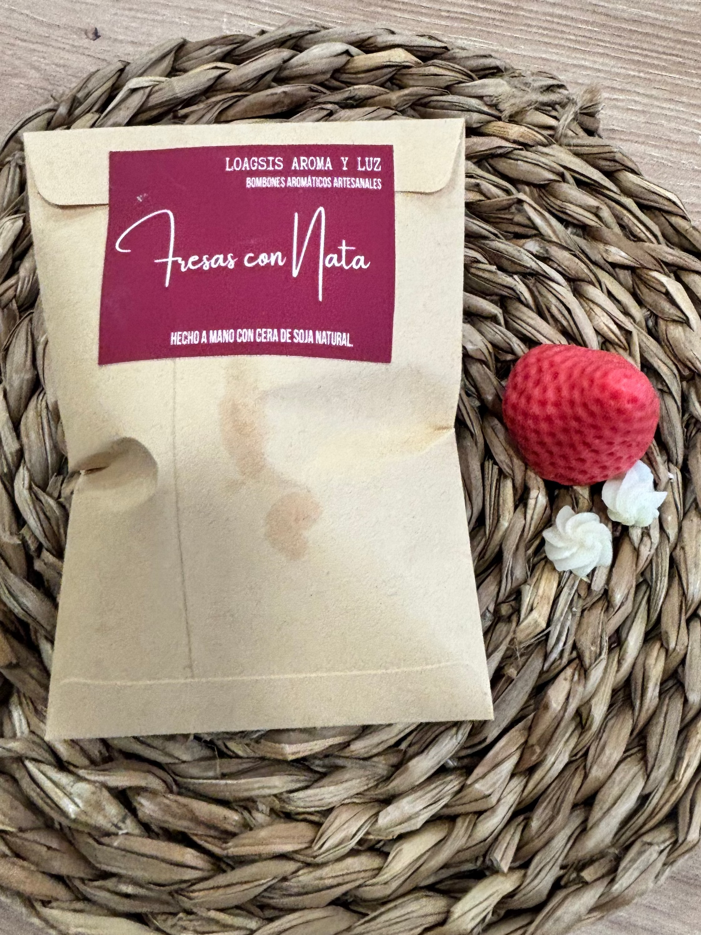 Figuras aromáticas Fresas con Nata