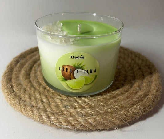 Vela aromática Coco y Lima