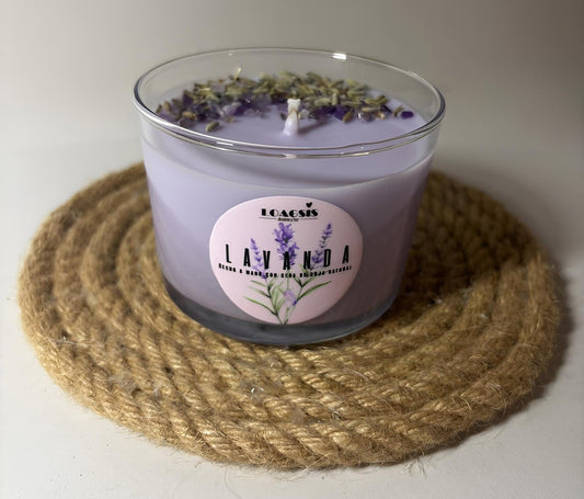 Vela Aromática Lavanda.