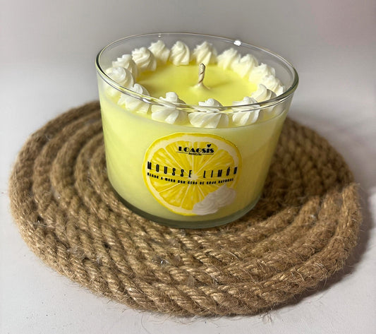 Vela aromática Mousse de limón