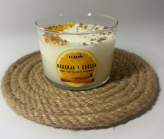 Vela aromática Naranja y canela