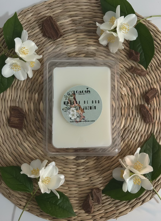 Tableta Madera de oud y Jazmín.