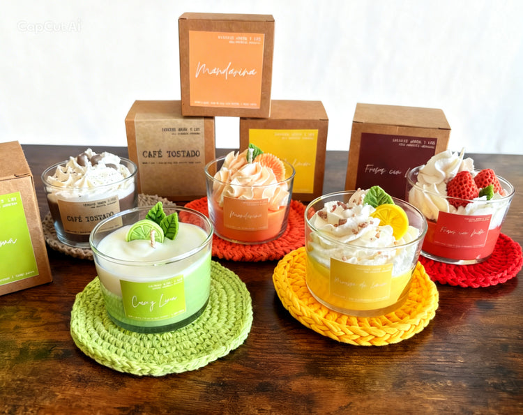 Velas Tipo Postre