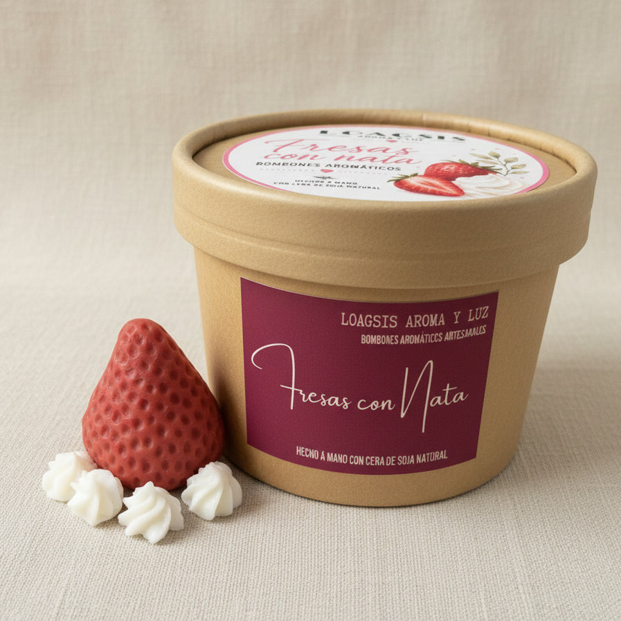 Figuras aromáticas Fresas con Nata