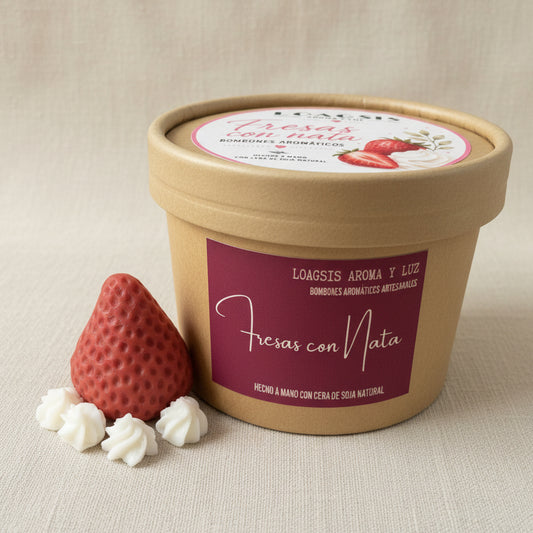 Figuras aromáticas Fresas con Nata