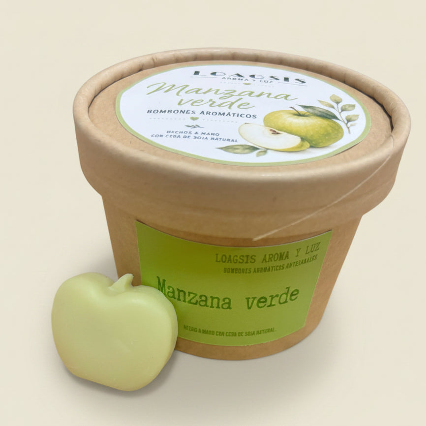 Bombones manzana verde