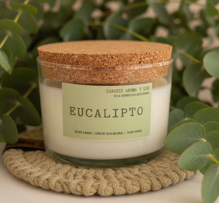 Vela Aromática Eucalipto
