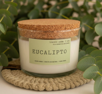 Vela Aromática Eucalipto