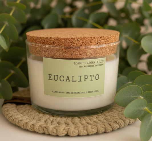 Vela Aromática Eucalipto