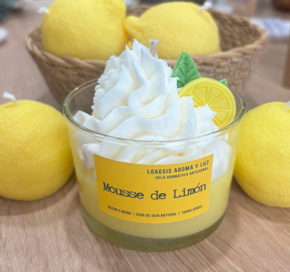 Vela aromática Mousse de limón