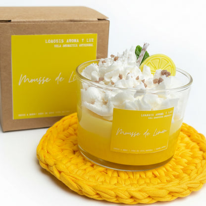 Vela aromática Mousse de limón