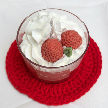 Vela aromática Fresa con nata.