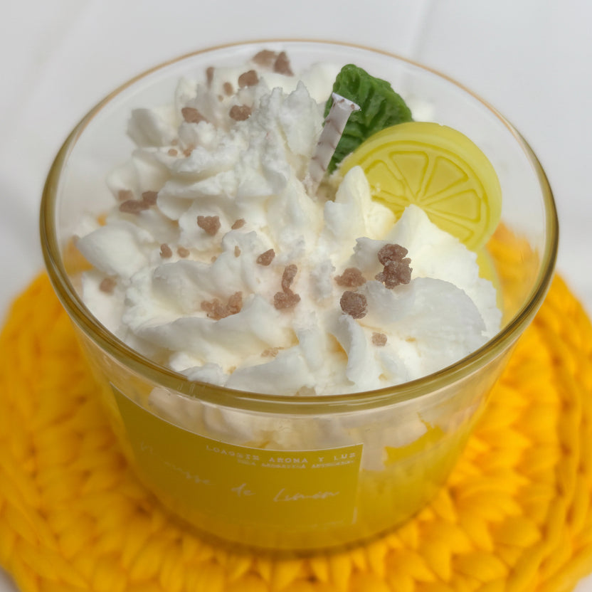 Vela aromática Mousse de limón