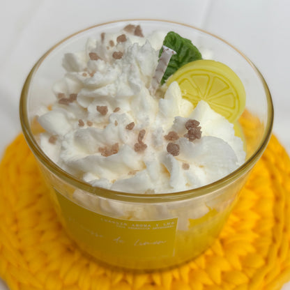 Vela aromática Mousse de limón