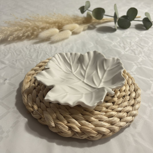 Bandeja forma de hoja.