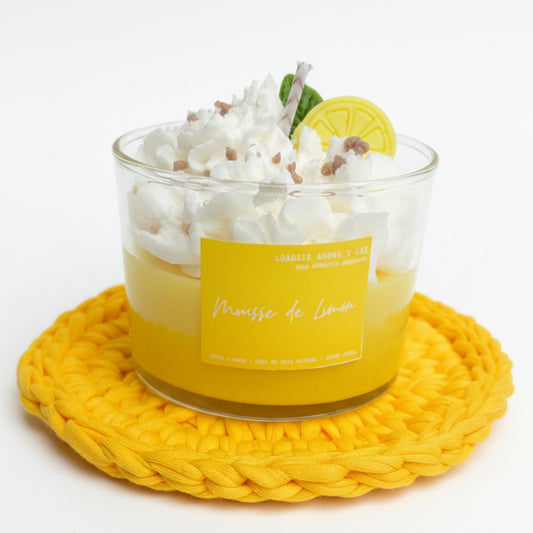 Vela aromática Mousse de limón