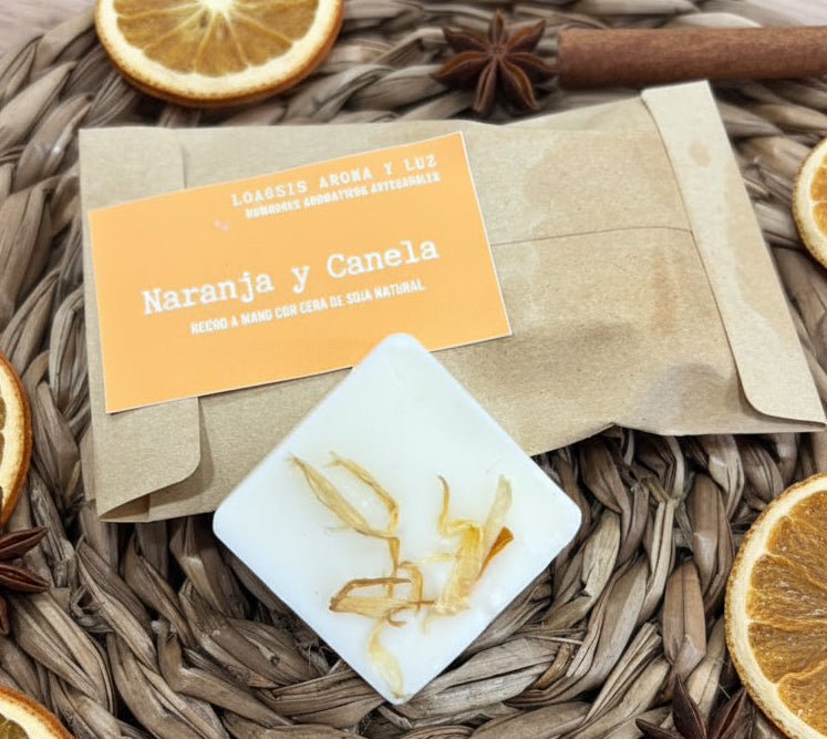 Bombones aromáticos Naranja y Canela.