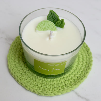 Vela aromática Coco y Lima