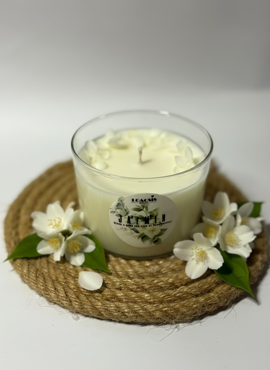 Vela aromática jazmín
