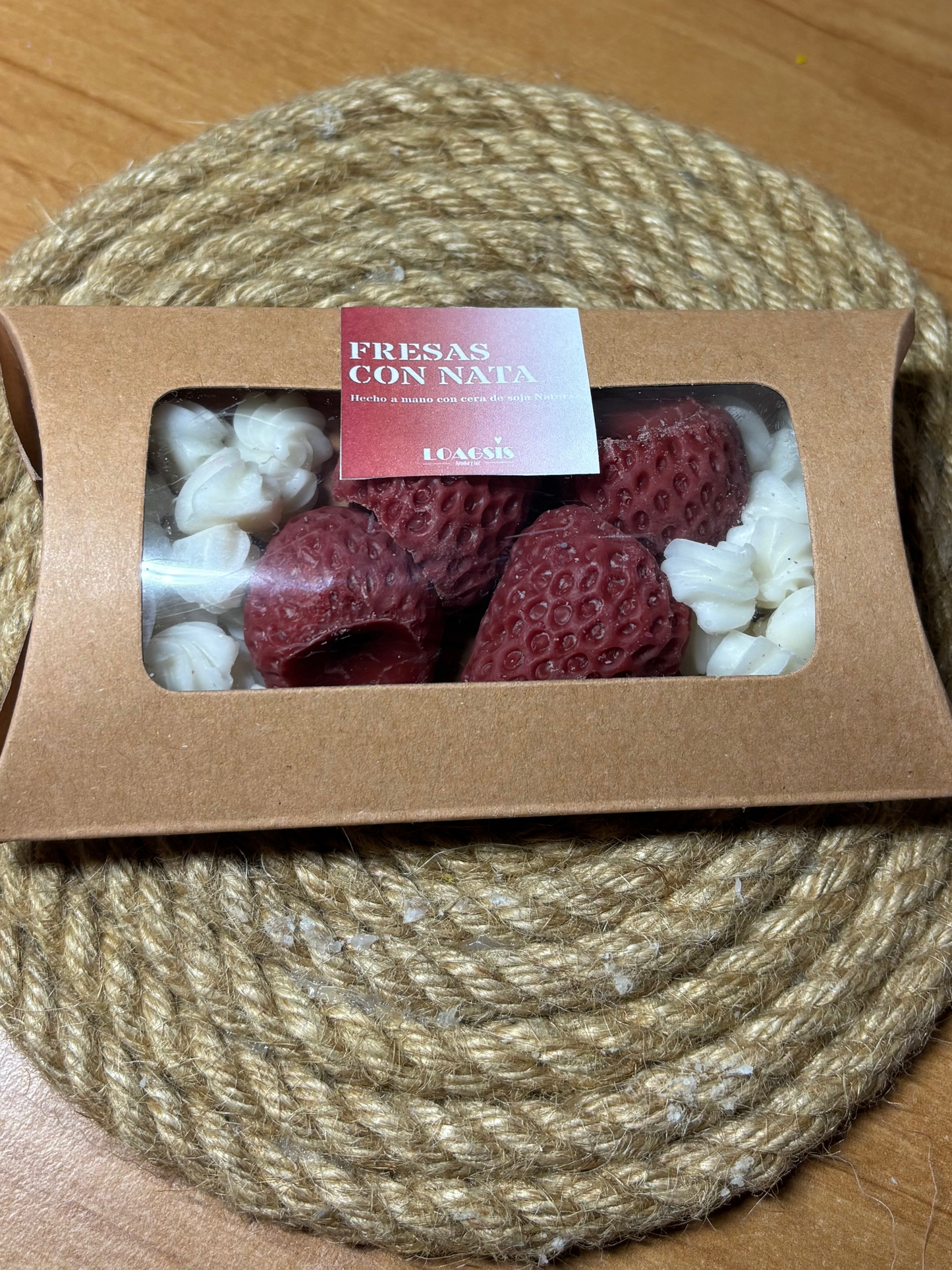 Figuras aromáticas Fresas con Nata