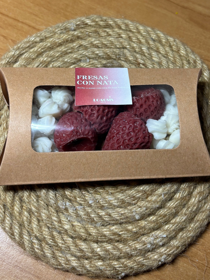 Figuras aromáticas Fresas con Nata