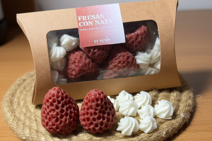 Figuras aromáticas Fresas con Nata