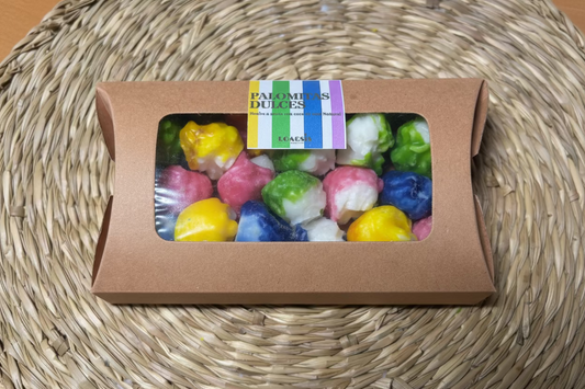 Palomitas de colores.