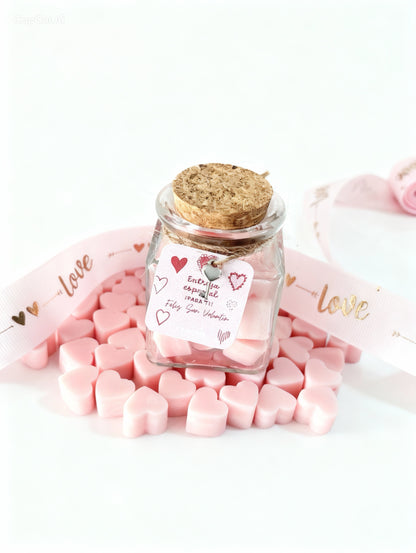 Corazones Rosa Empolvada.