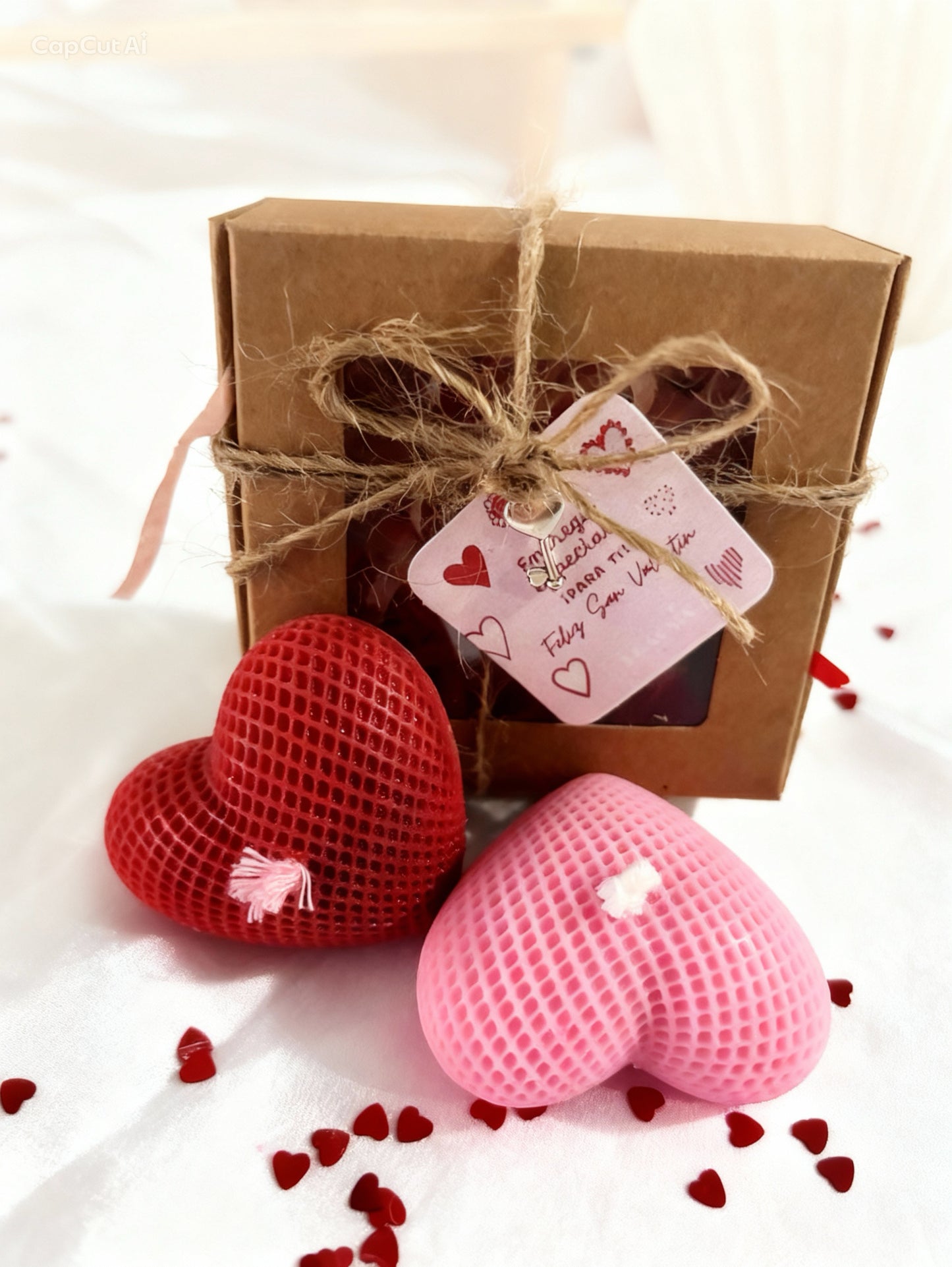 Cajita velitas corazón.