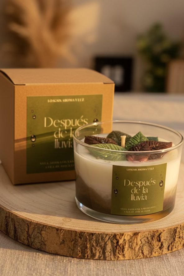 Vela aromática "después de la lluvia"