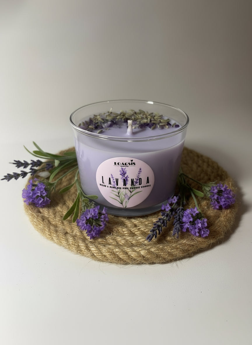 Vela Aromática Lavanda.