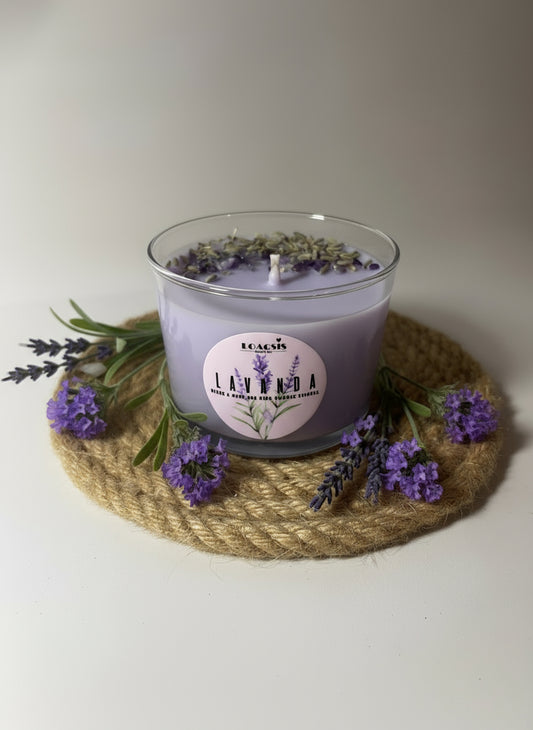 Vela Aromática Lavanda.