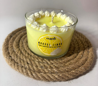 Vela aromática Mousse de limón