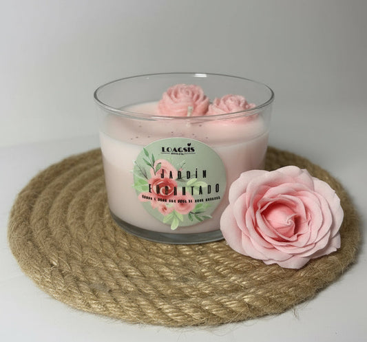 Vela aromática jardín encantado.