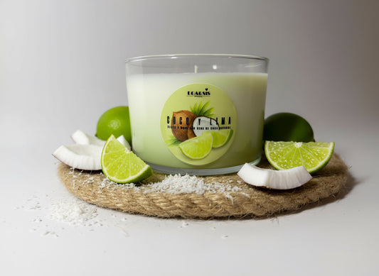 Vela aromática Coco y Lima