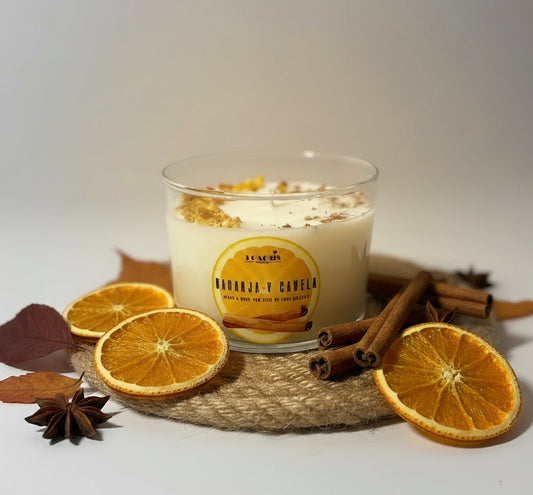 Vela aromática Naranja y canela