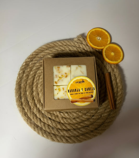 Bombones aromáticos Naranja y Canela. (8 unidades)