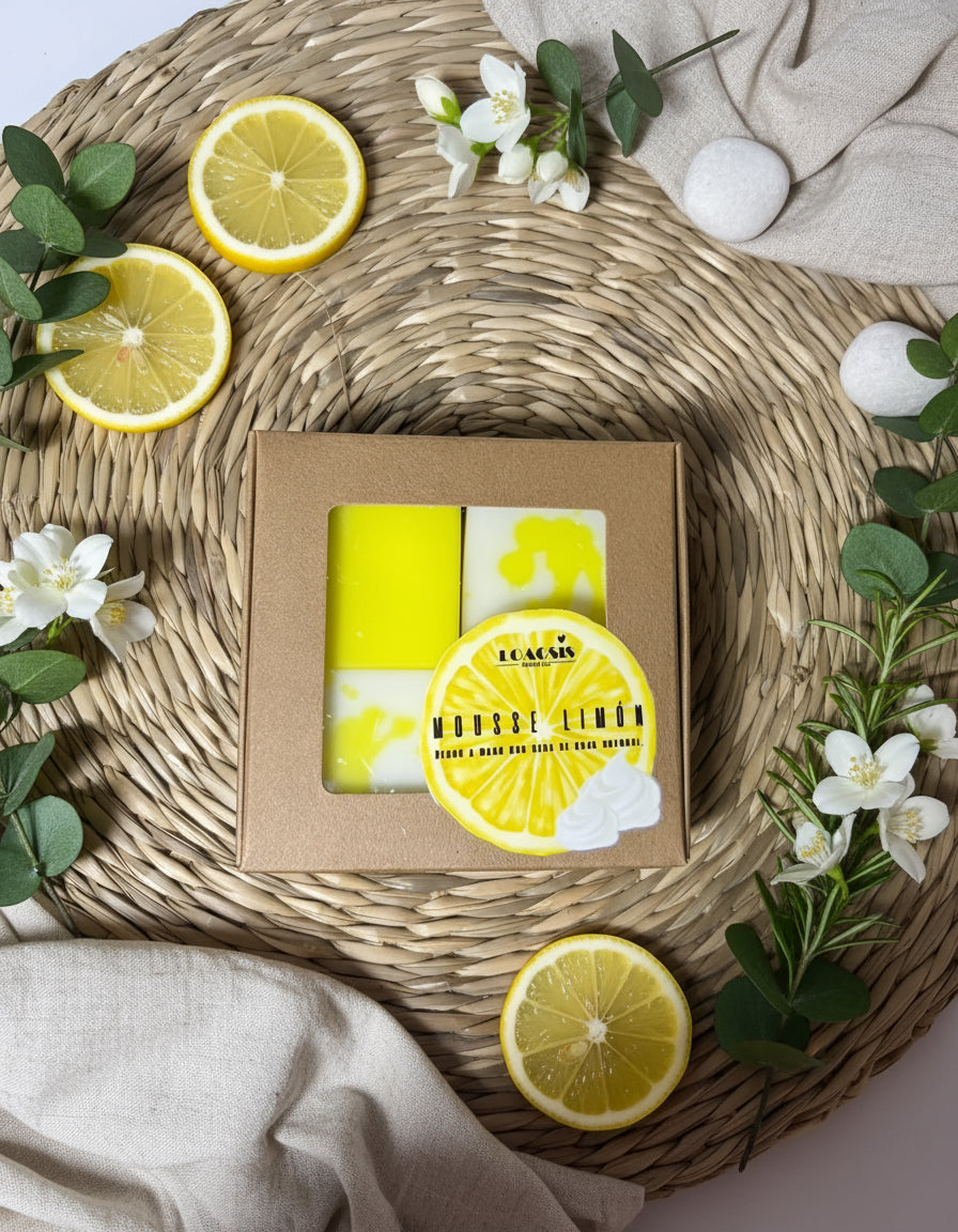 Bombones aromáticos  mousse de limón. (8 unidades)