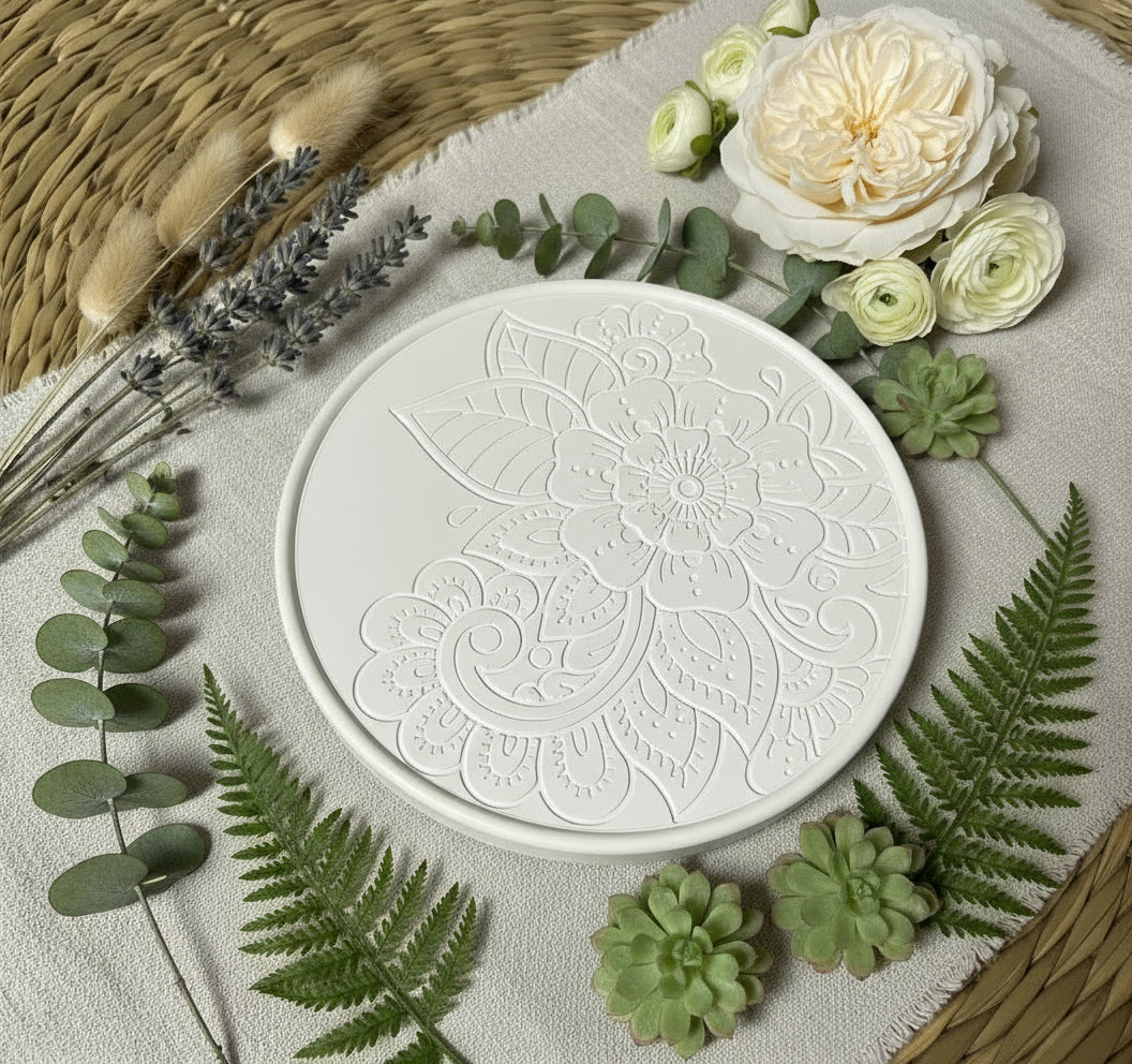 Bandeja flor.