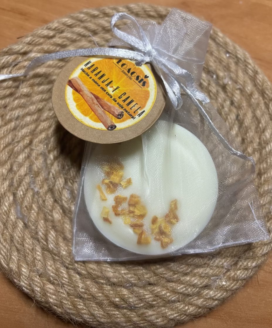 Ambientador sólido Naranja y Canela.