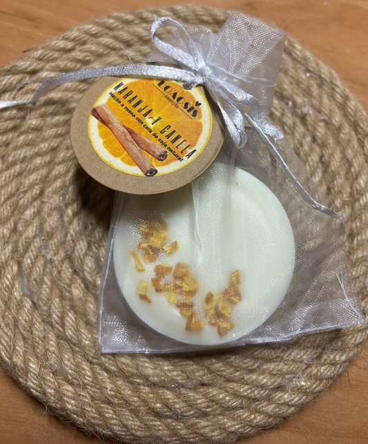 Ambientador sólido Naranja y Canela.