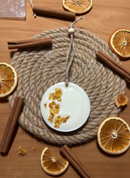 Ambientador sólido Naranja y Canela.
