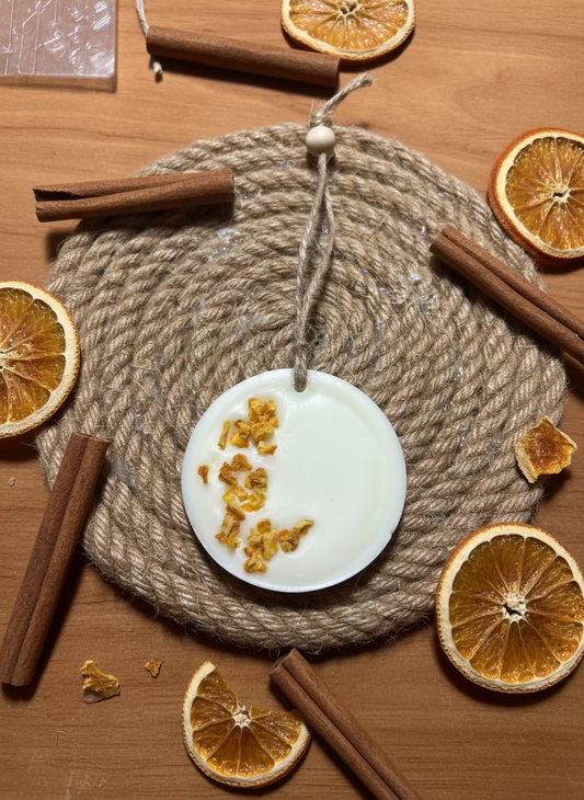Ambientador sólido Naranja y Canela.