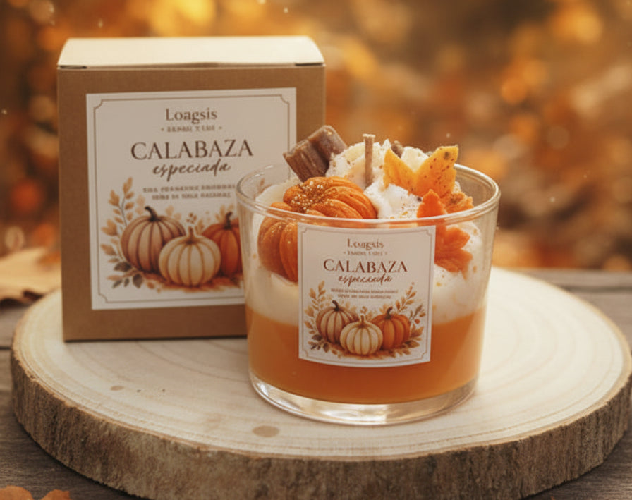 Vela aromática "calabaza especiada"
