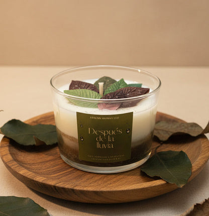 Vela aromática "después de la lluvia"