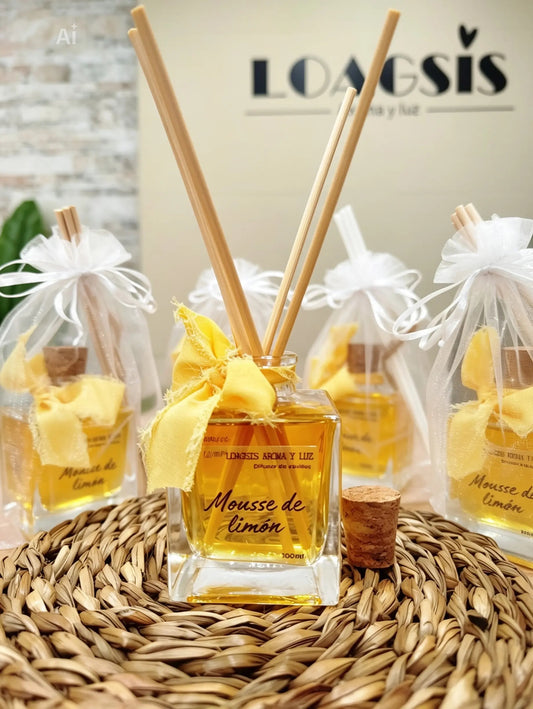 Difusor de varillas mousse de limón