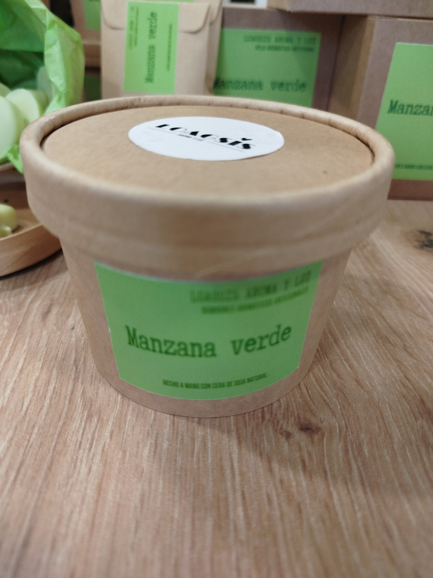 Bombones manzana verde